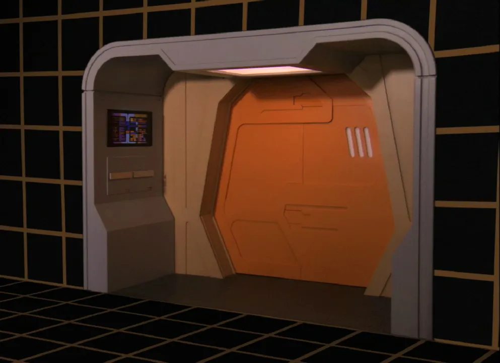 Star Trek holodeck arch