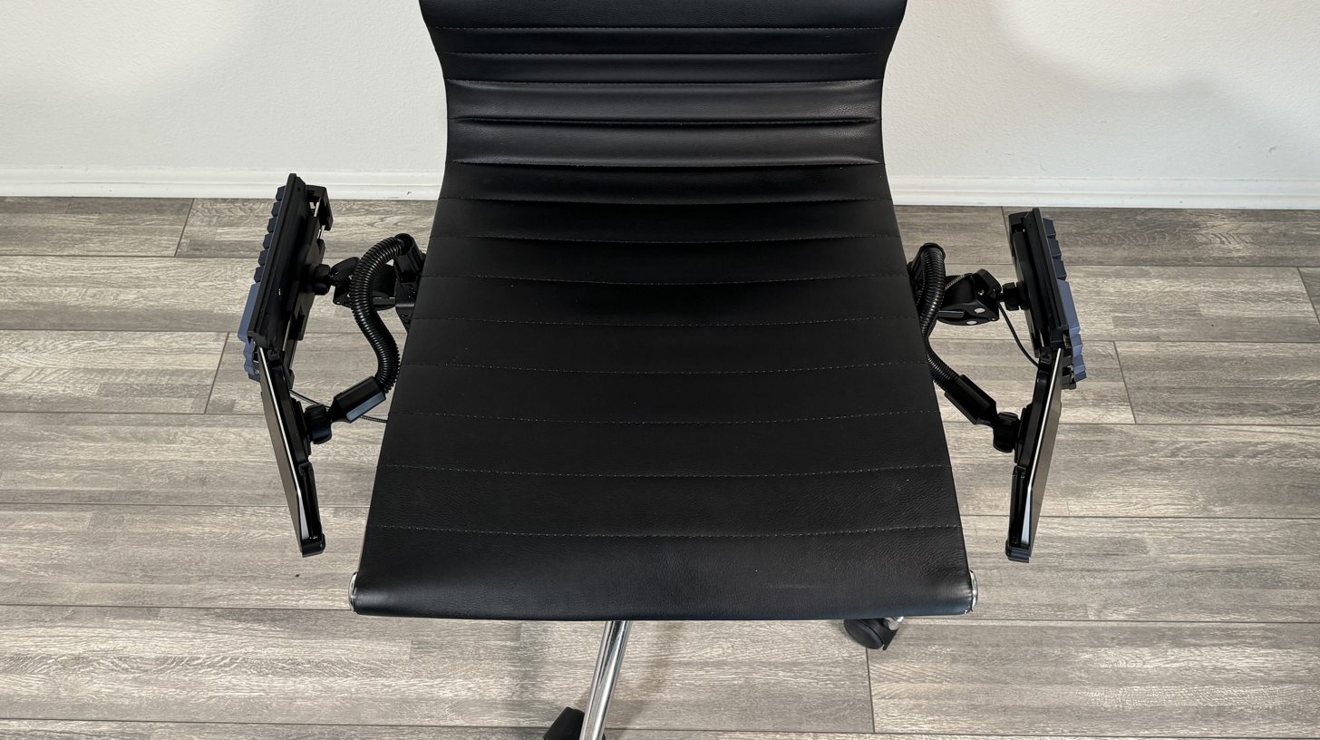 Photograph of a hacking chair