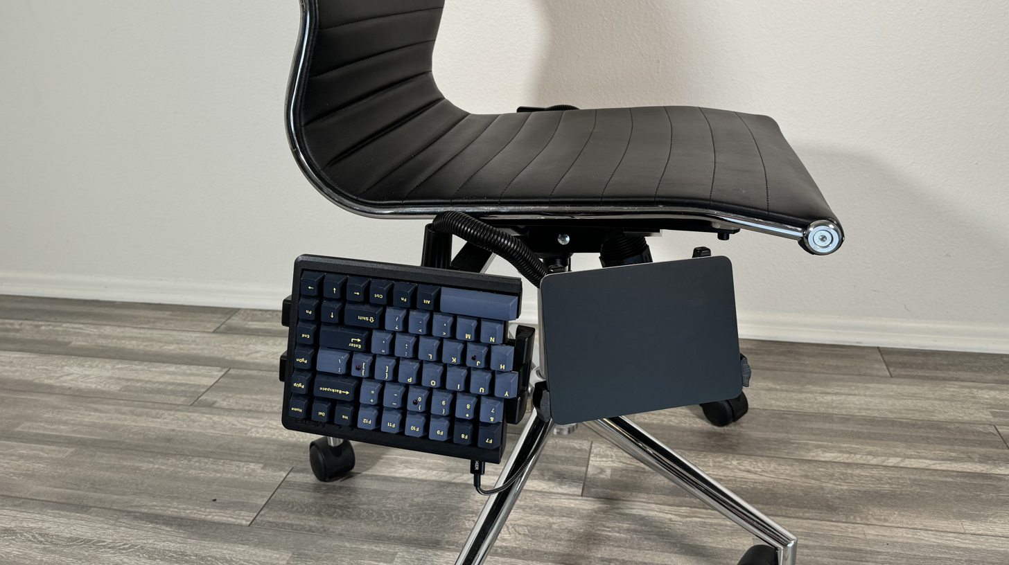 Photograph of a hacking chair