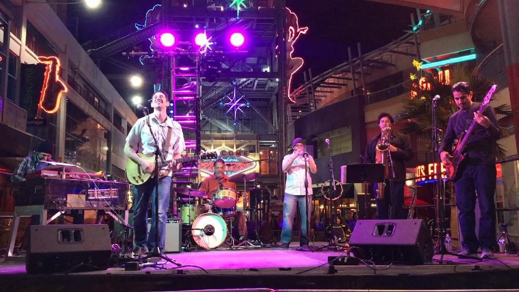 OC Funk Collective onstage in Las Vegas